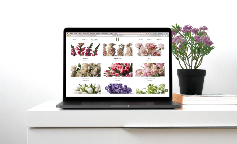 site internet fleurs