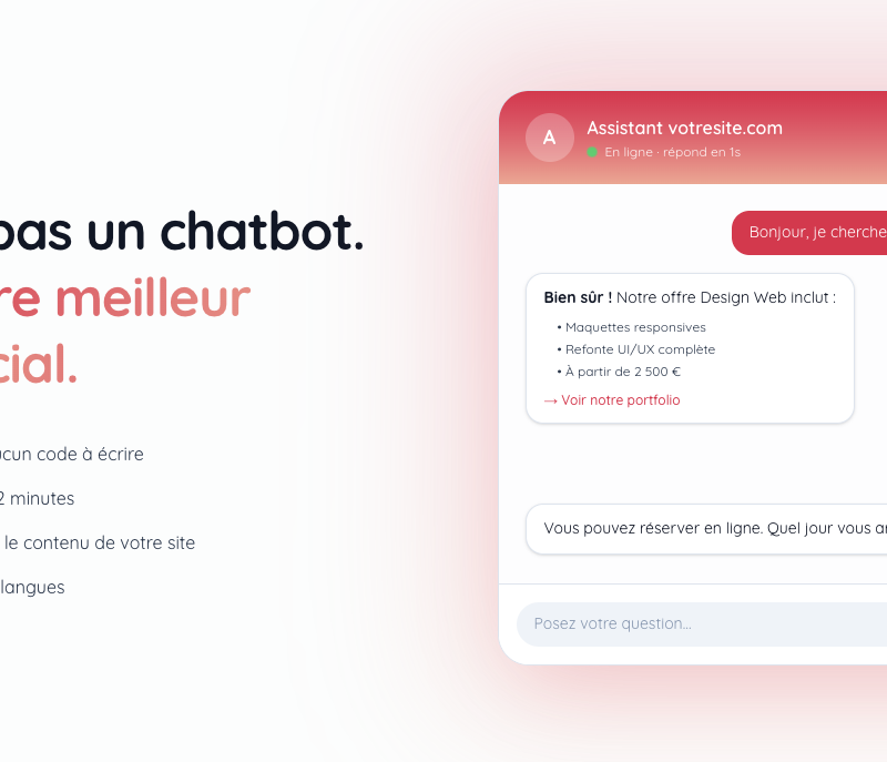 Assistant Chat Box IA